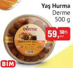 DERME YAŞ HURMA
